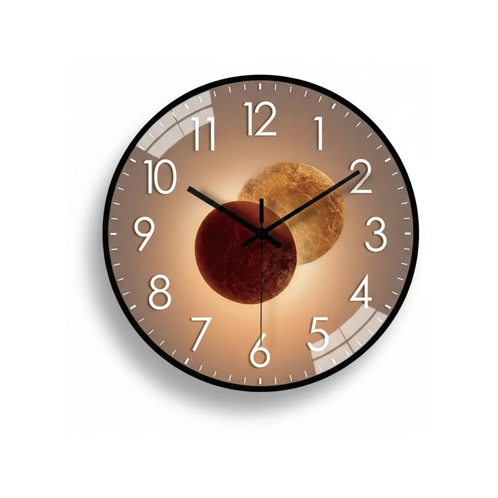 Horloge Murale Lumière et Ombre