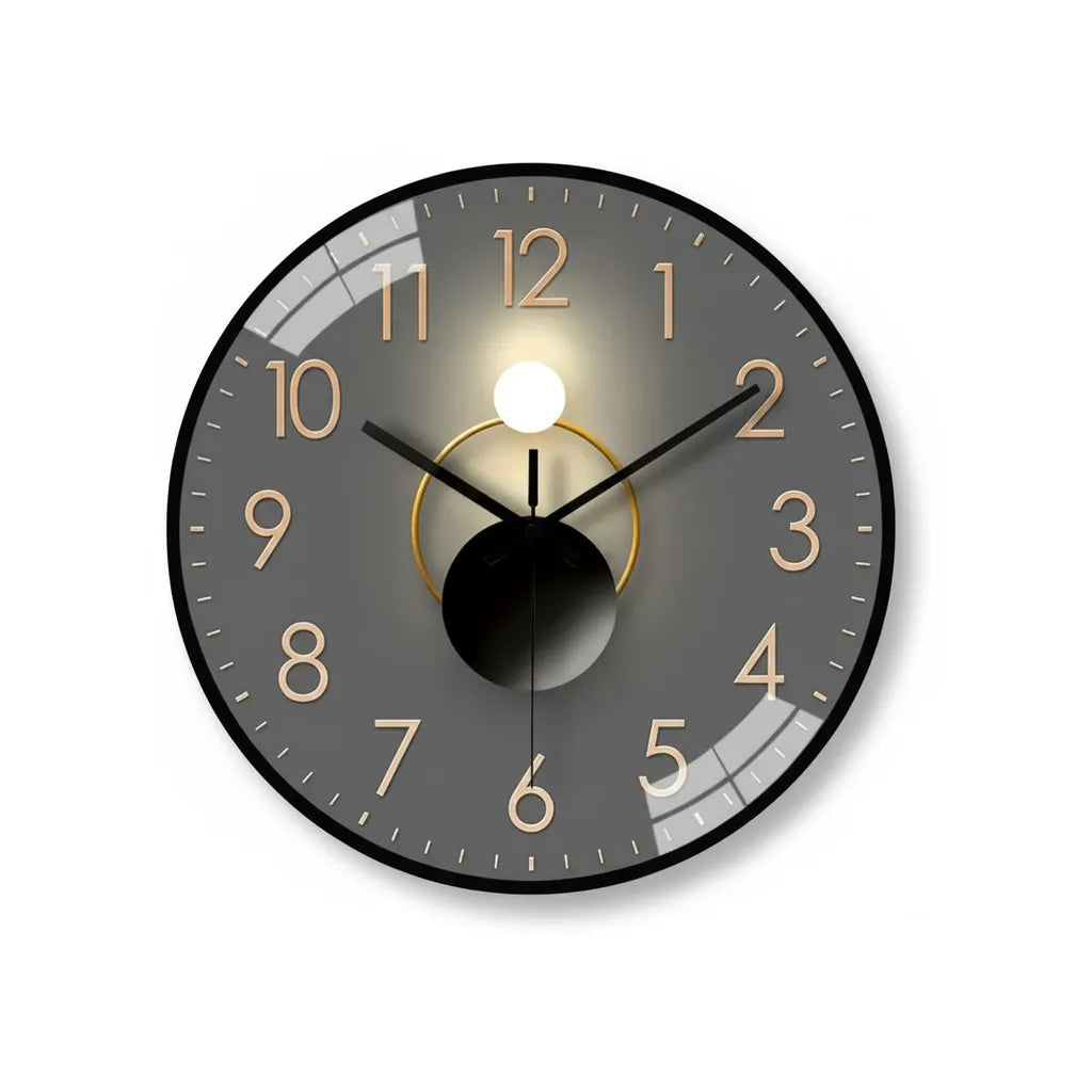 Horloge Murale Lumière et Ombre