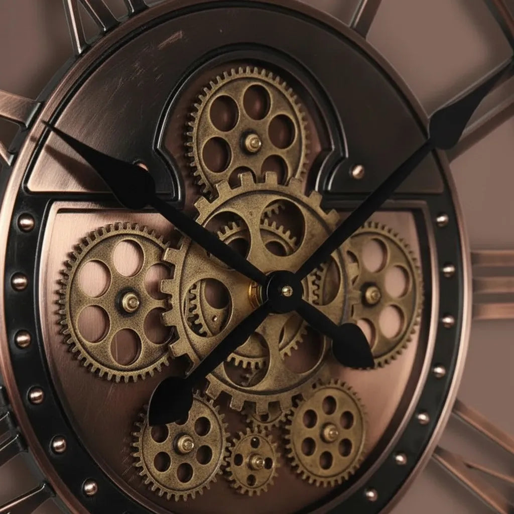 Horloge Murale Mécanique Industrielle