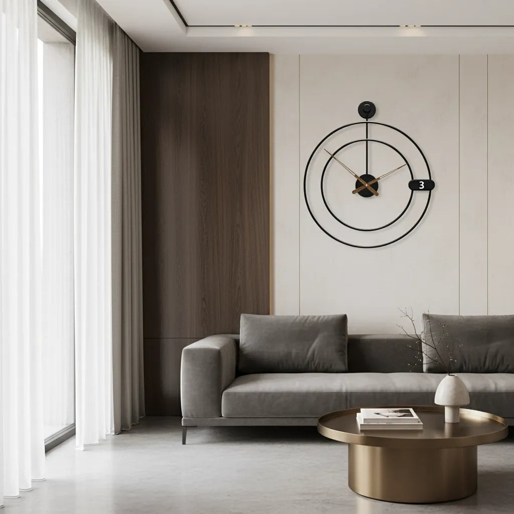 Horloge Murale Orbitale