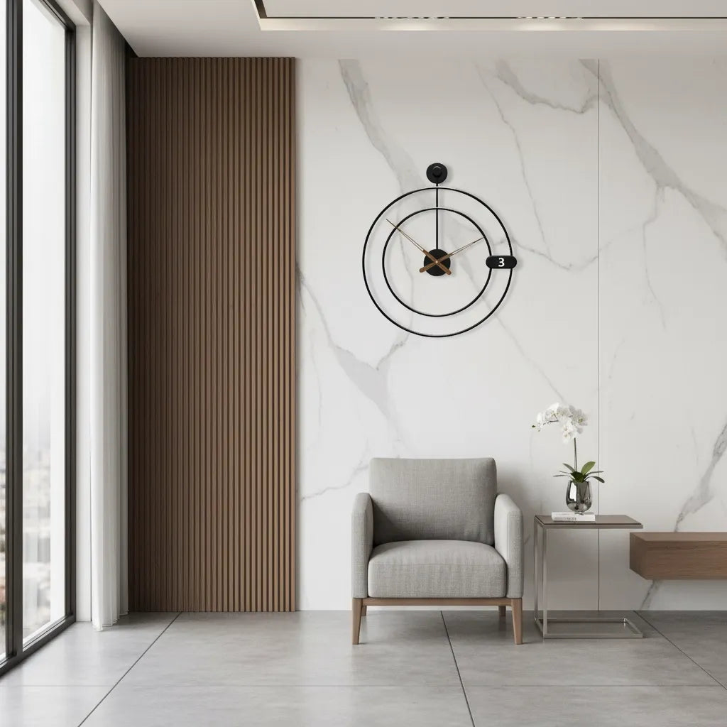 Horloge Murale Orbitale