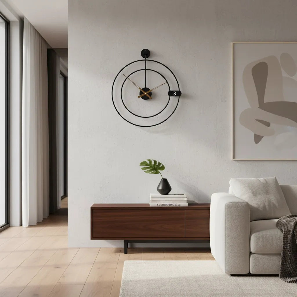 Horloge Murale Orbitale