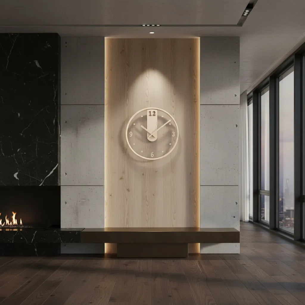 horloge murale originale en bois