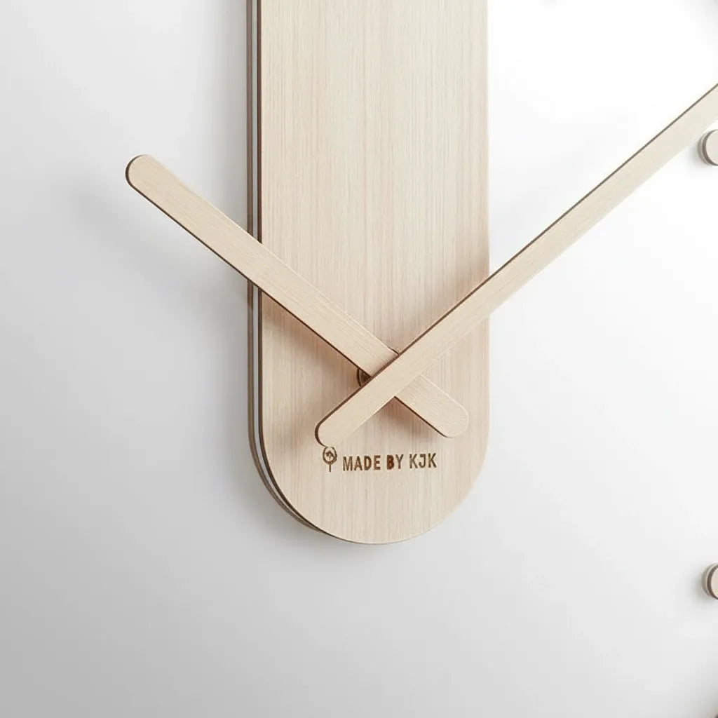 horloge murale originale en bois