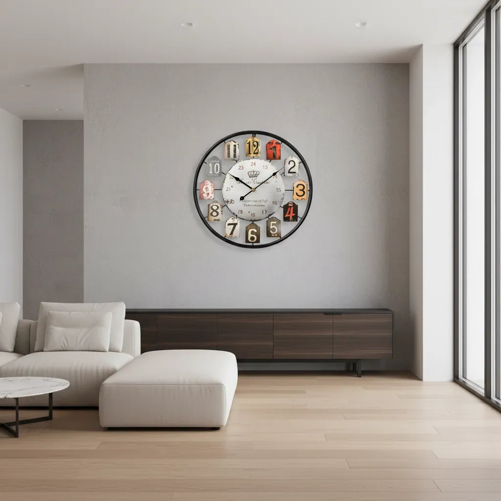 Horloge Murale Parfumerie Vintage