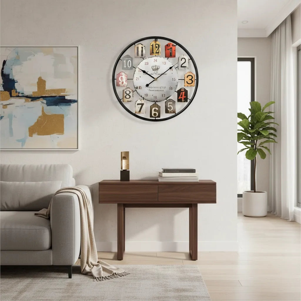 Horloge Murale Parfumerie Vintage