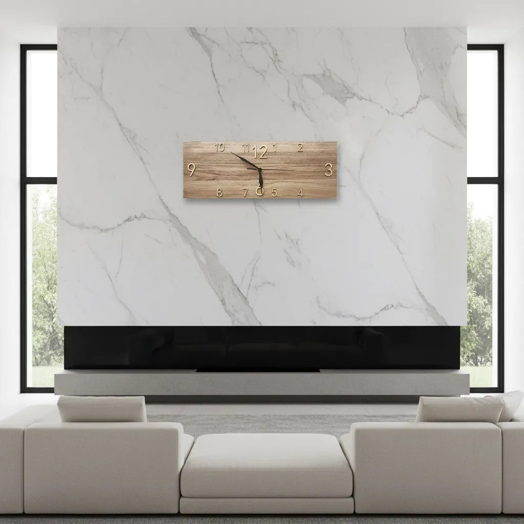 Horloge Murale Rectangulaire