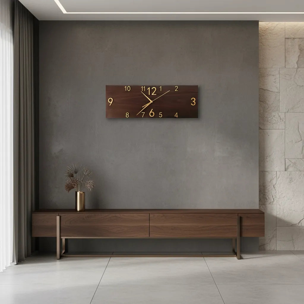 Horloge Murale Rectangulaire