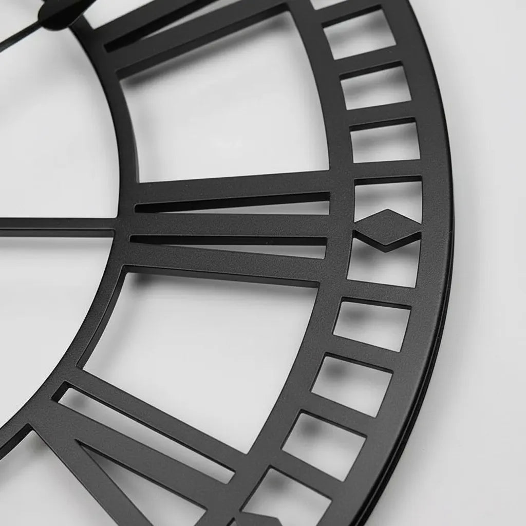 Horloge Murale Rétro Industriel