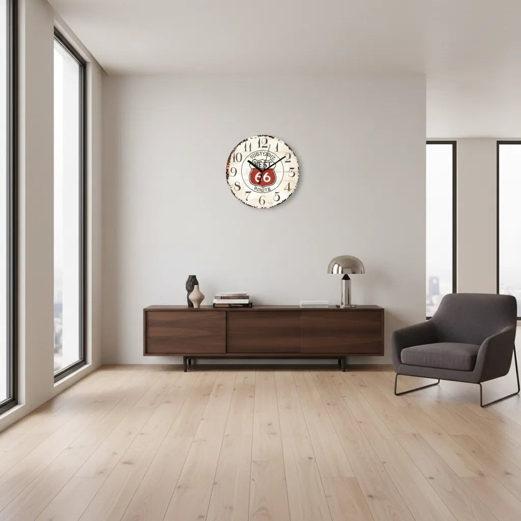 Horloge Murale Route 66
