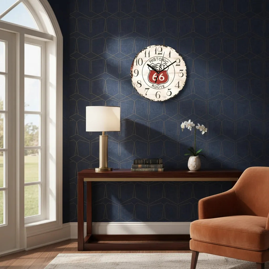 Horloge Murale Route 66