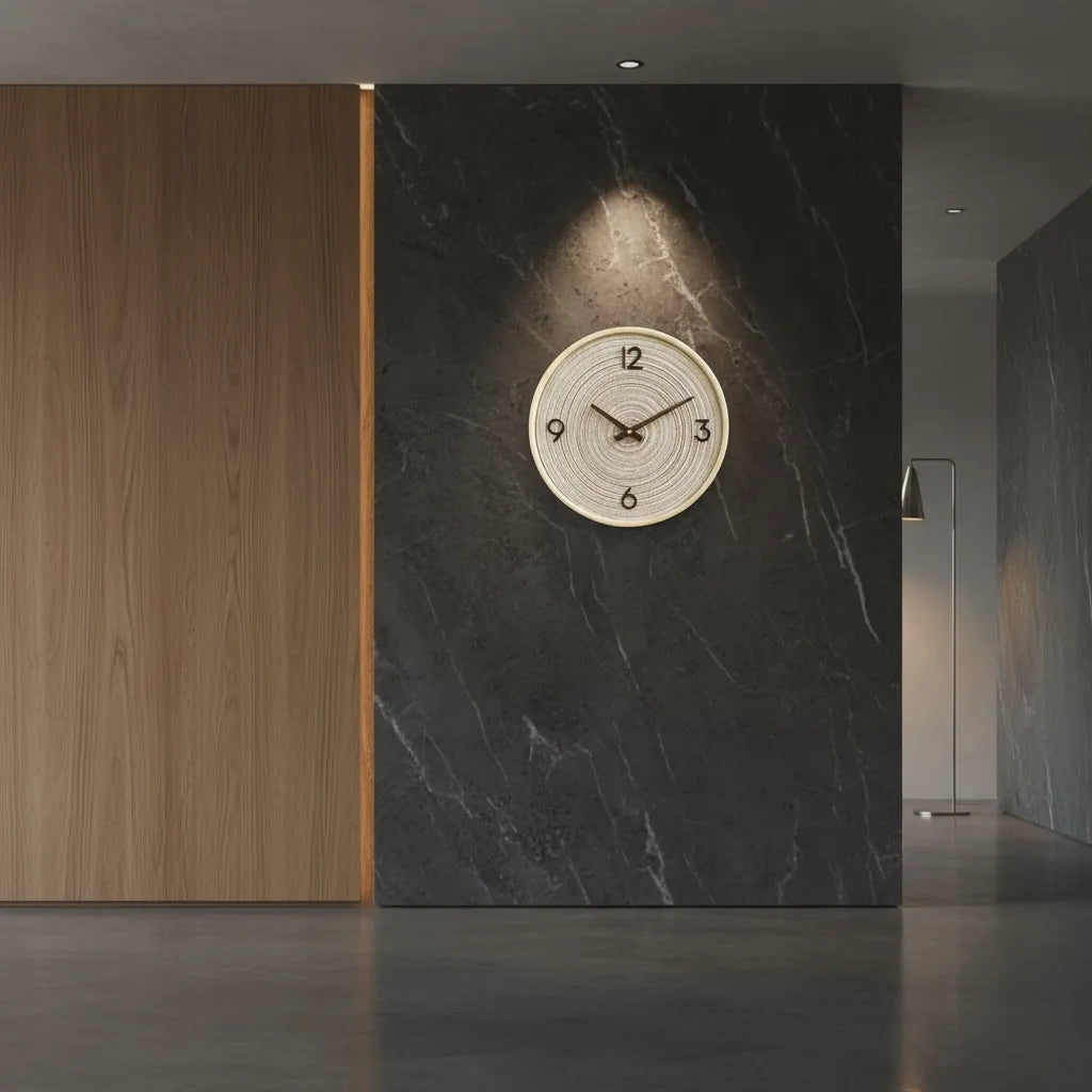 Horloge Murale Sable Doré