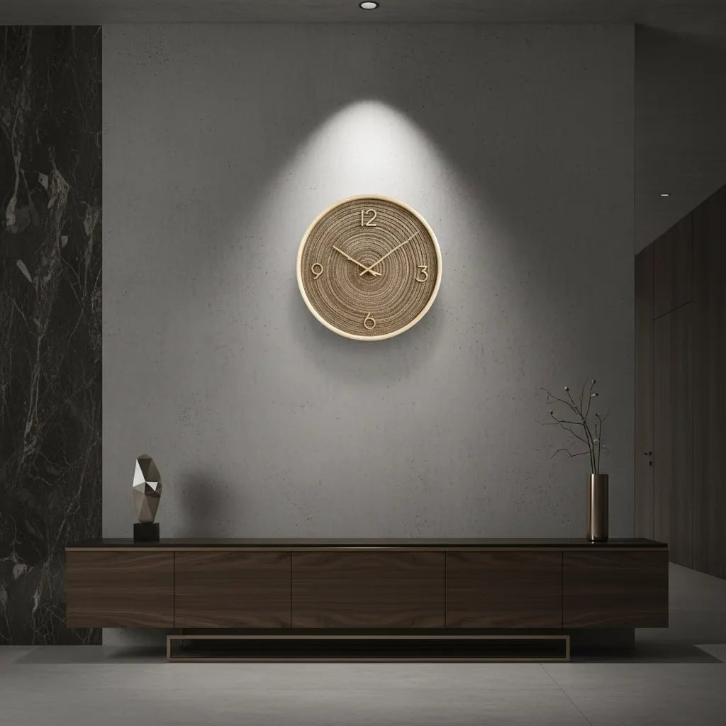 Horloge Murale Sable Doré