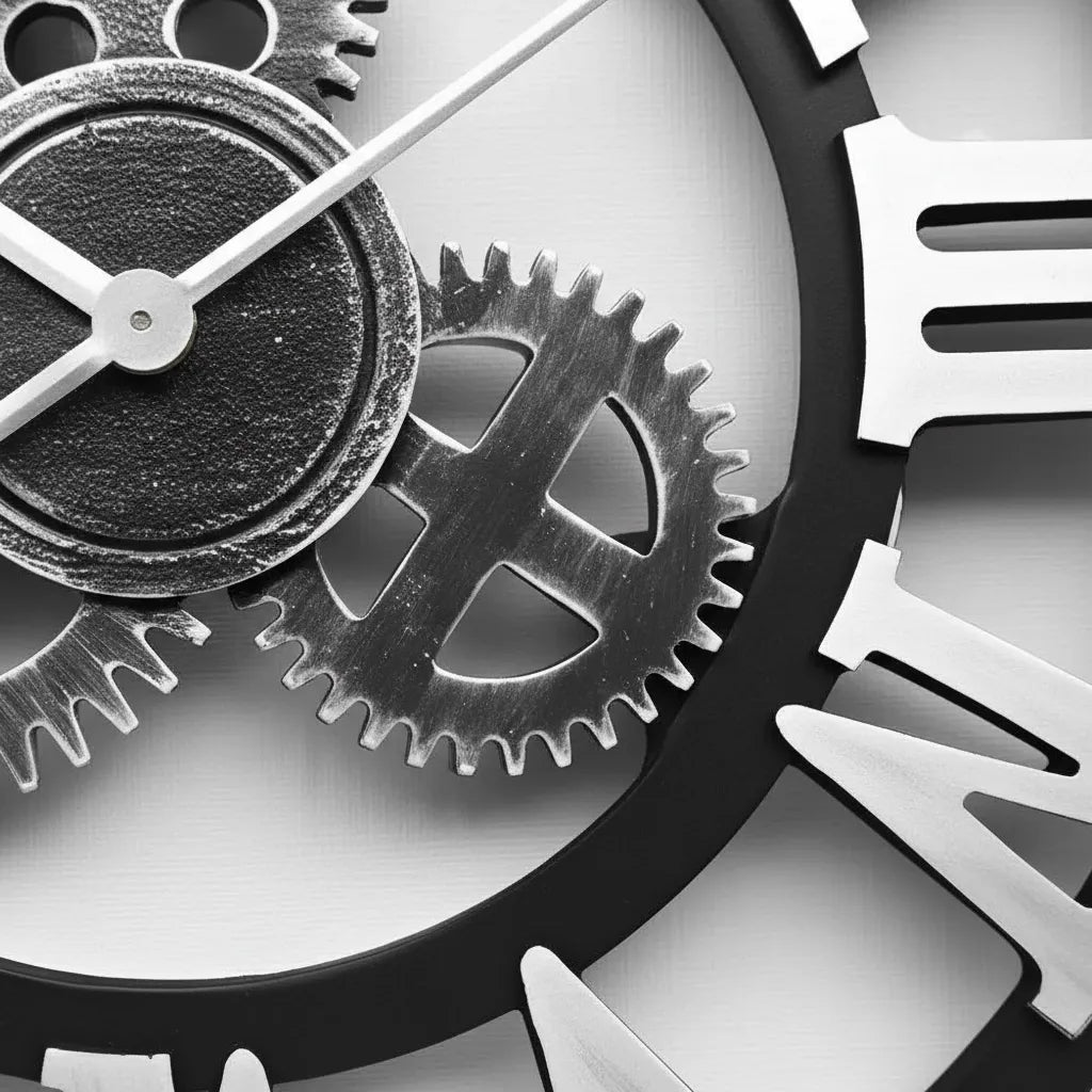 Horloge Murale Steampunk engrenage