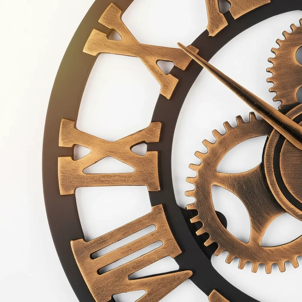 Horloge Murale Steampunk engrenage