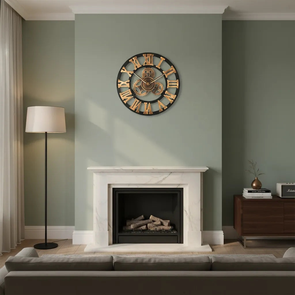 Horloge Murale Steampunk engrenage