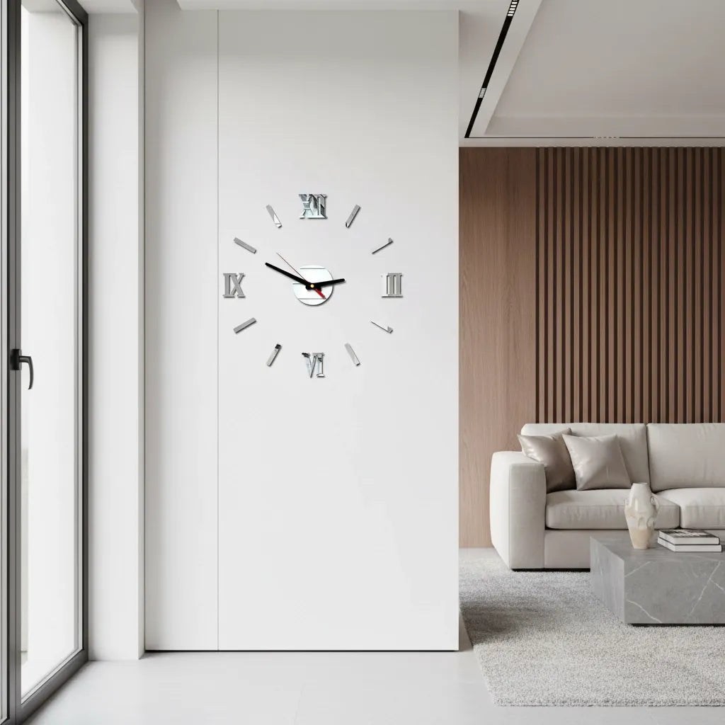 Horloge Murale Stickers 3D