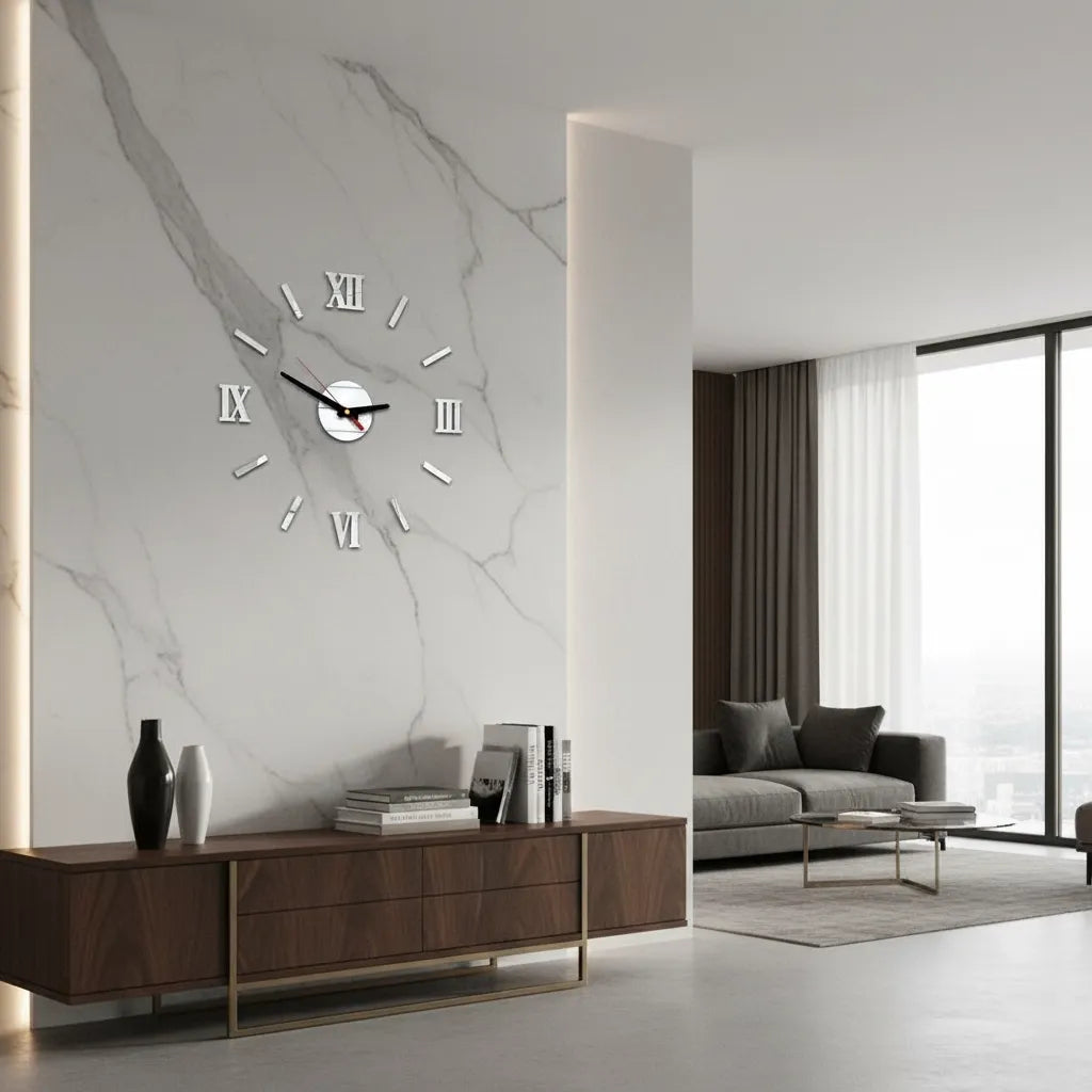 Horloge Murale Stickers 3D
