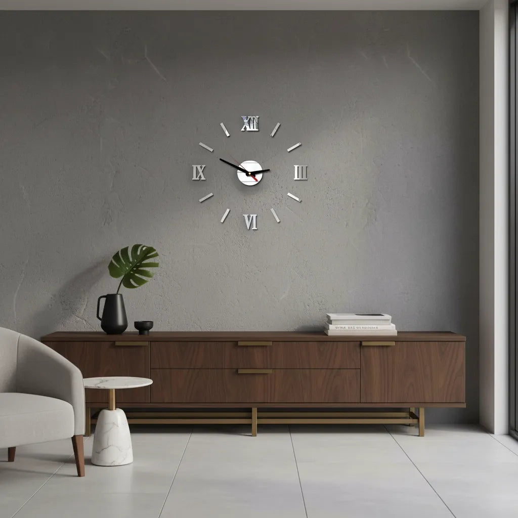 Horloge Murale Stickers 3D
