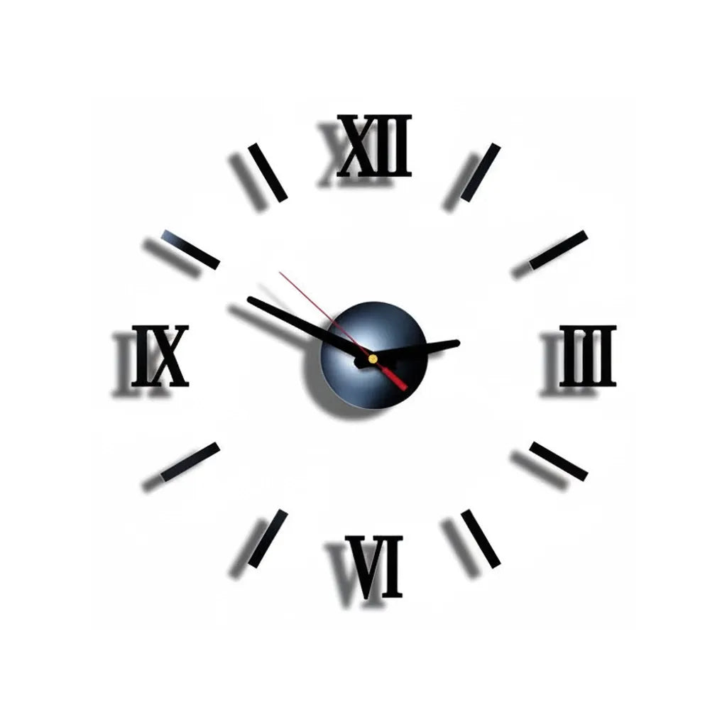Horloge Murale Stickers 3D