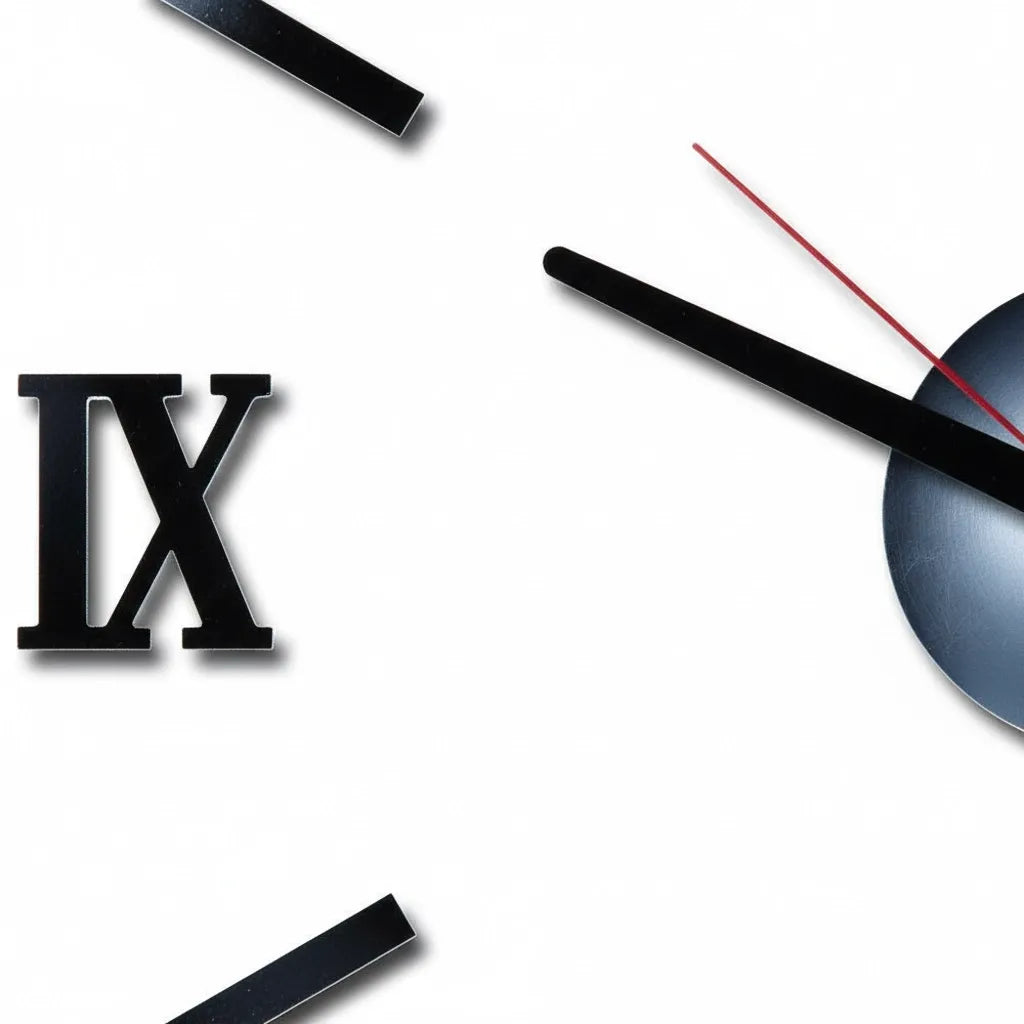 Horloge Murale Stickers 3D