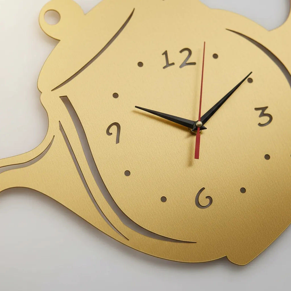 Horloge Murale Tasse & Théière
