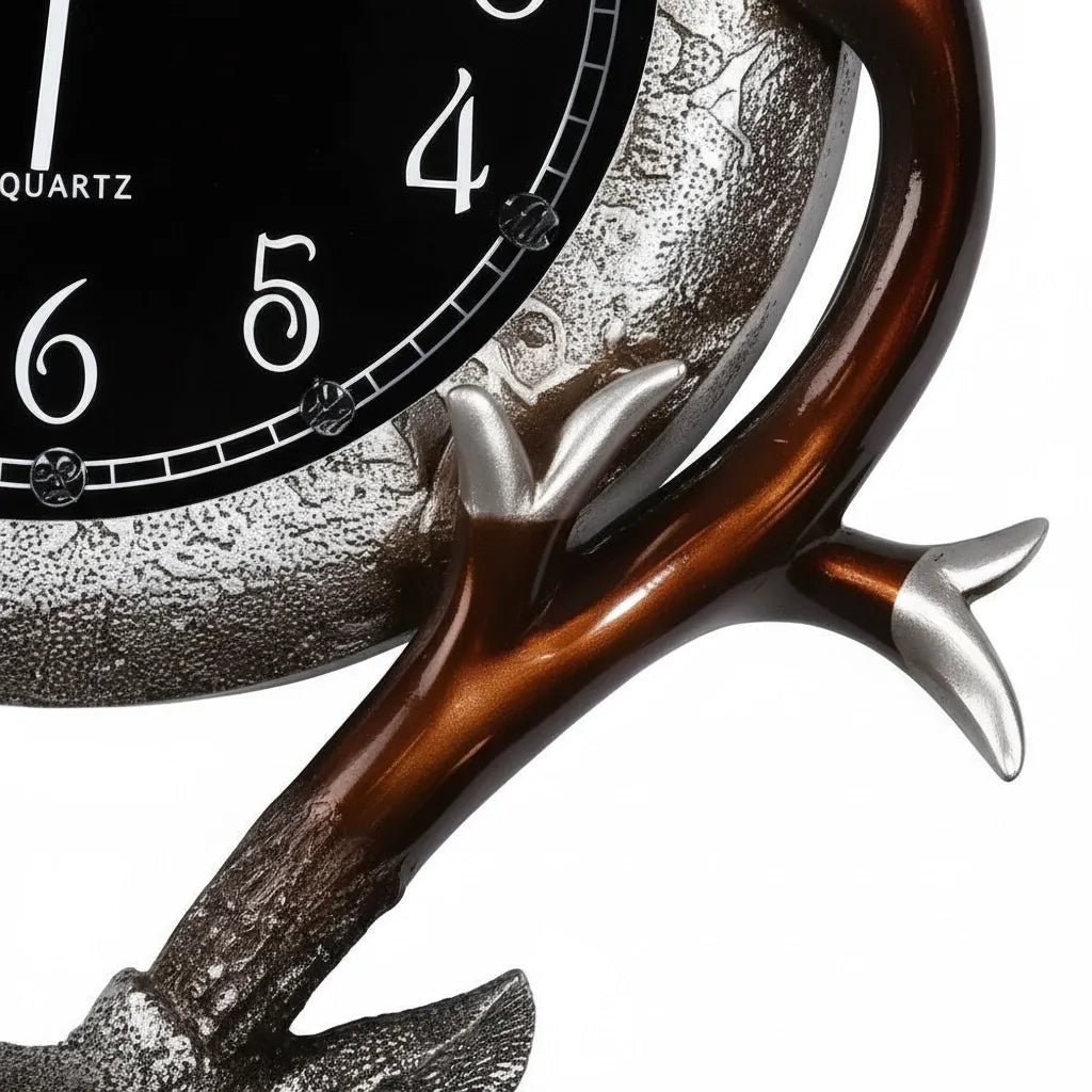 Horloge Murale Tête de Cerf