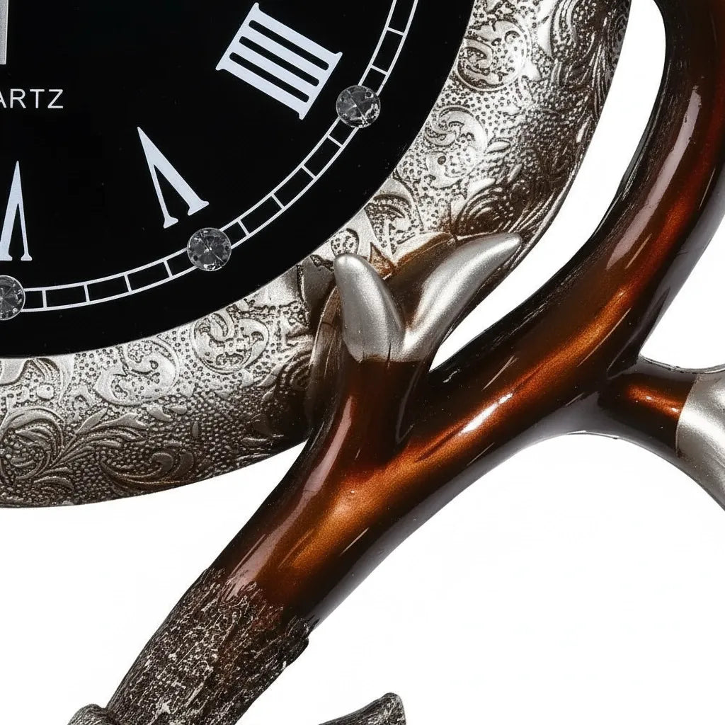 Horloge Murale Tête de Cerf