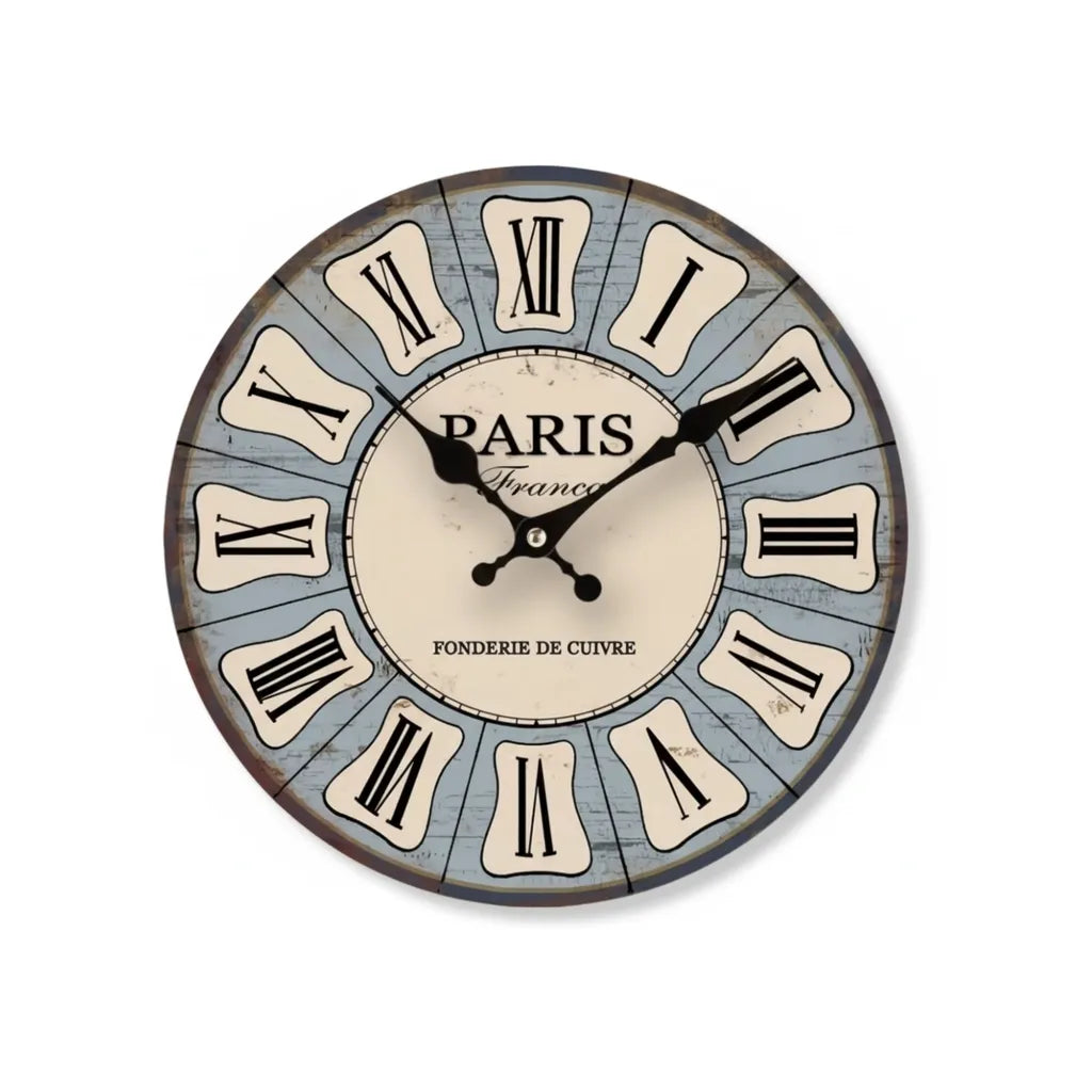 Horloge murale vintage paris