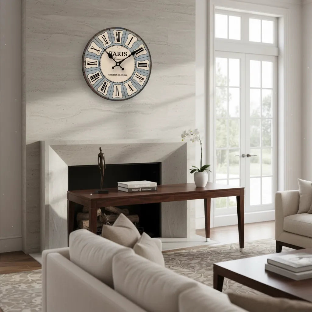 Horloge murale vintage paris