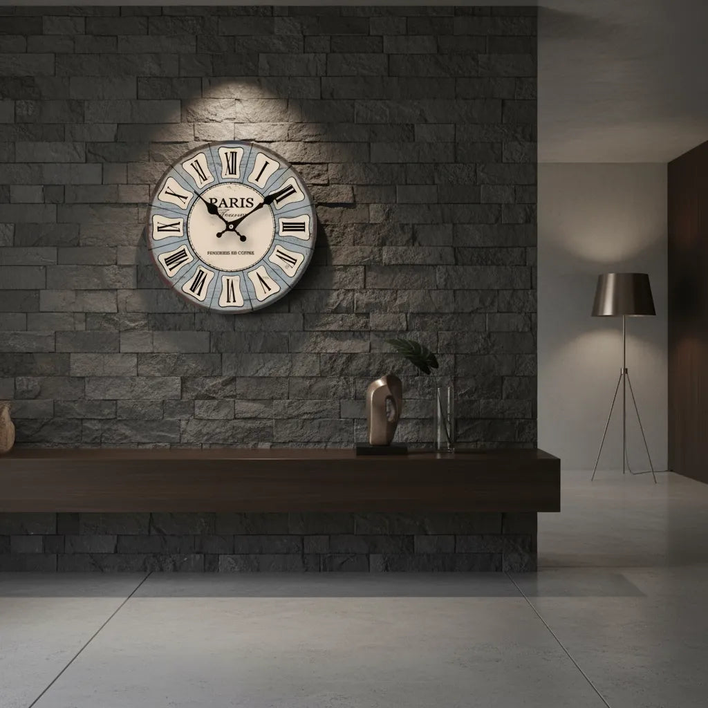 Horloge murale vintage paris