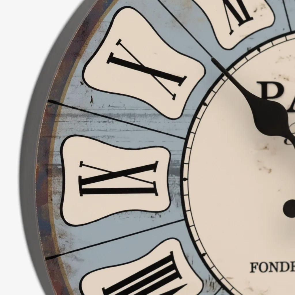 Horloge murale vintage paris