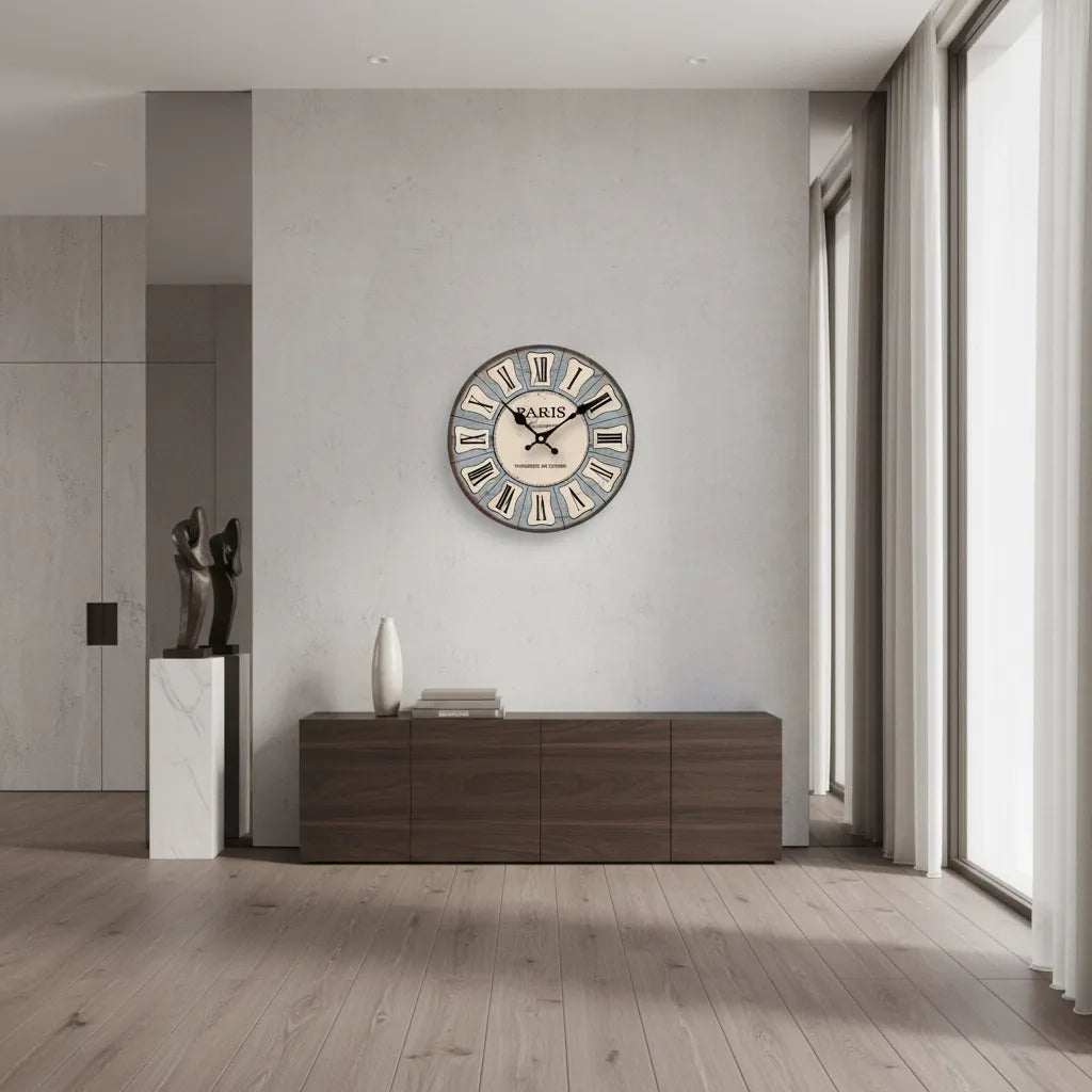Horloge murale vintage paris