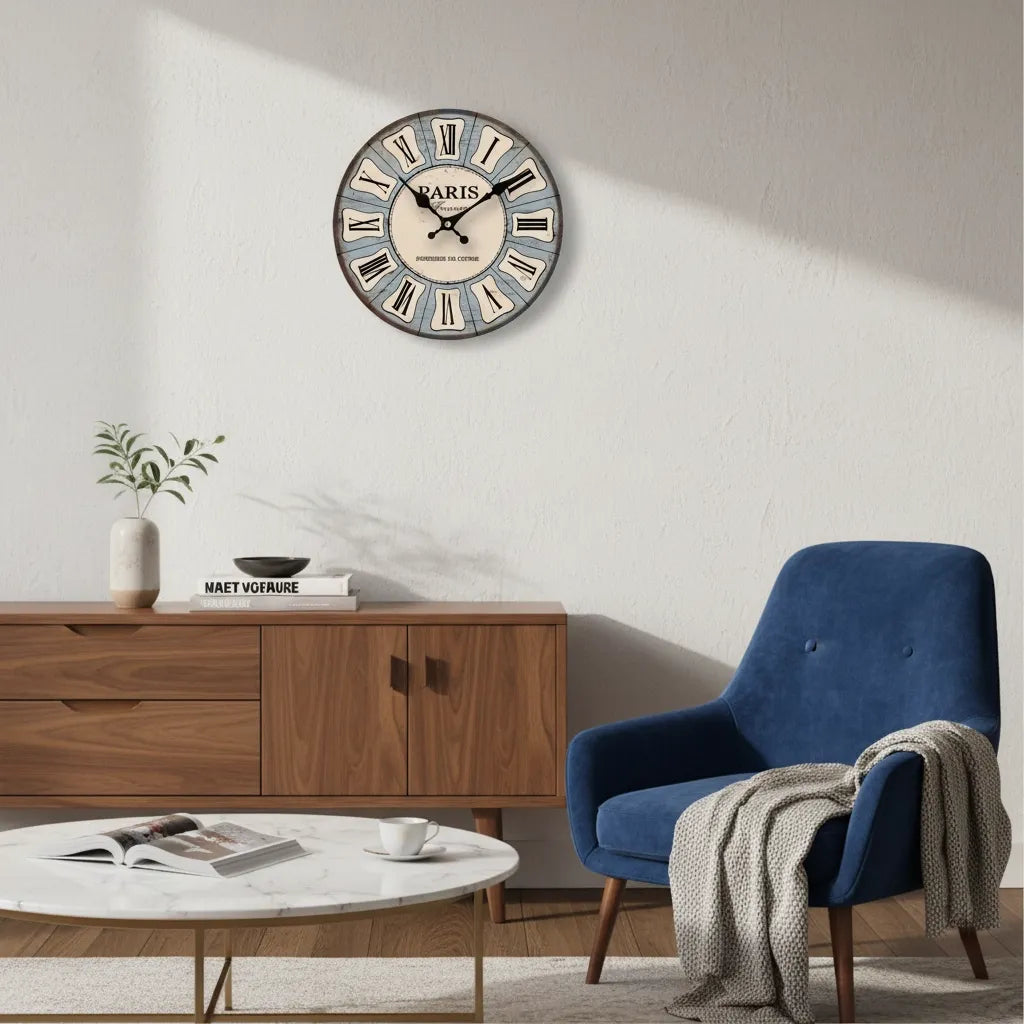 Horloge murale vintage paris