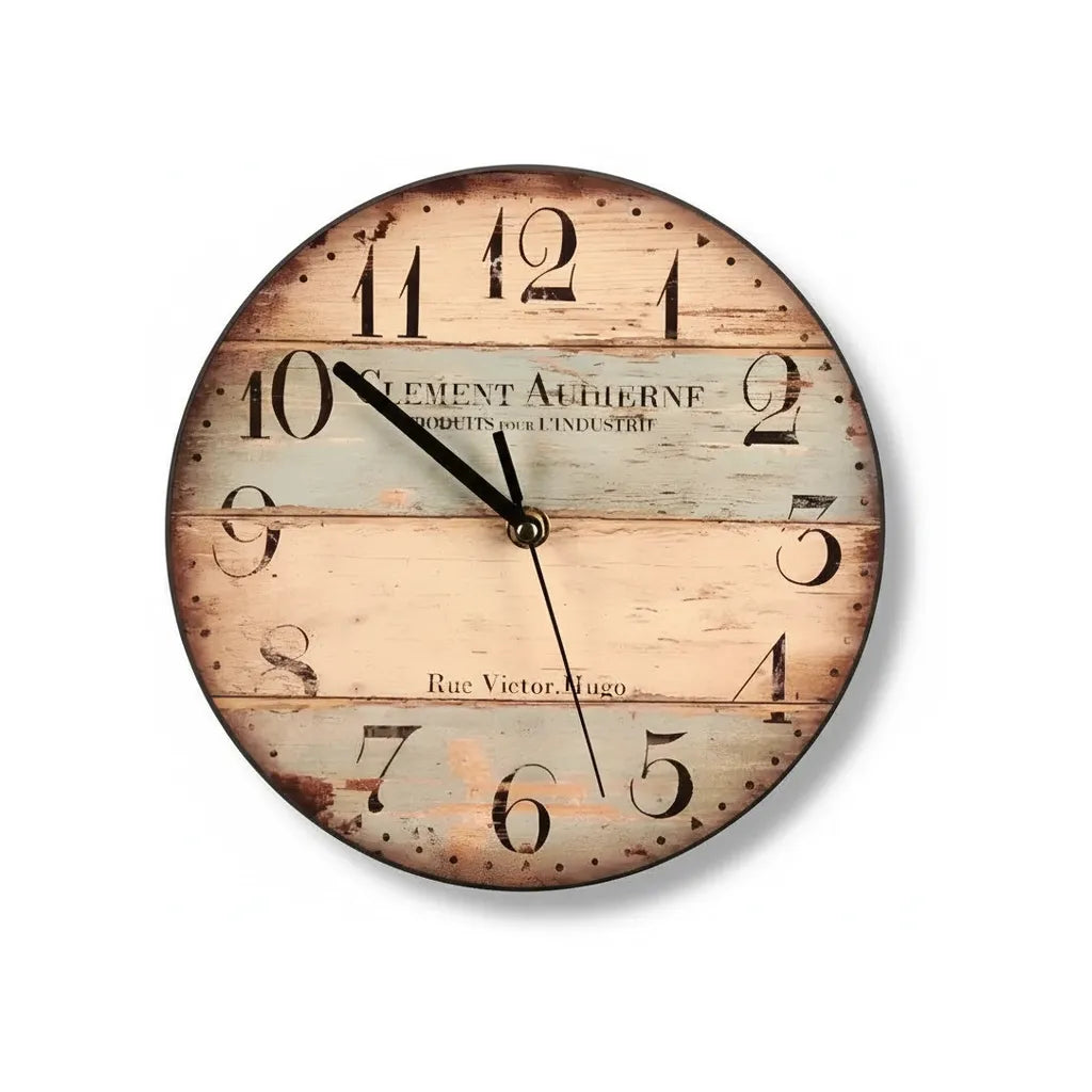 Horloge Murale Vintage Rue Victor Hugo