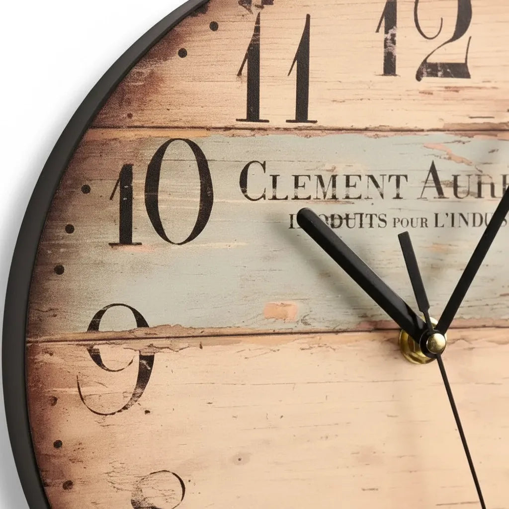 Horloge Murale Vintage Rue Victor Hugo