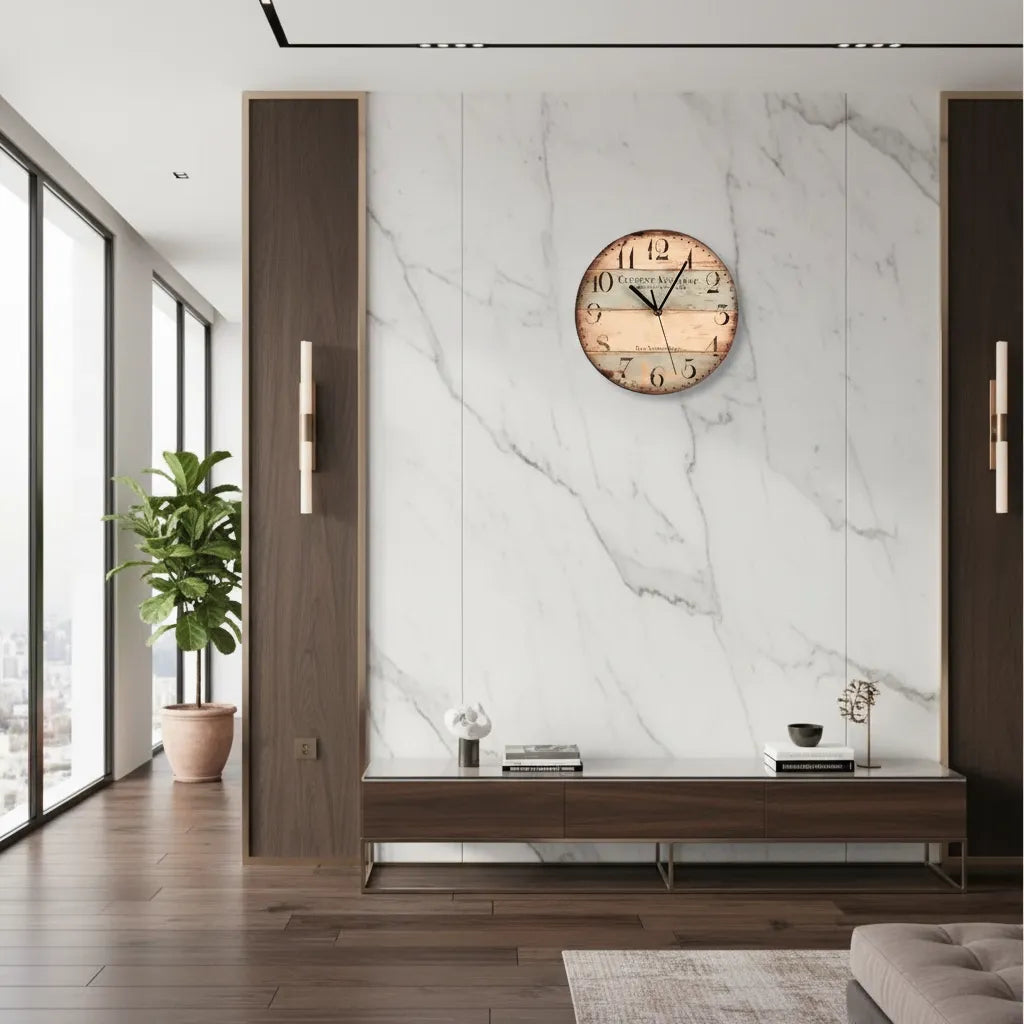 Horloge Murale Vintage Rue Victor Hugo