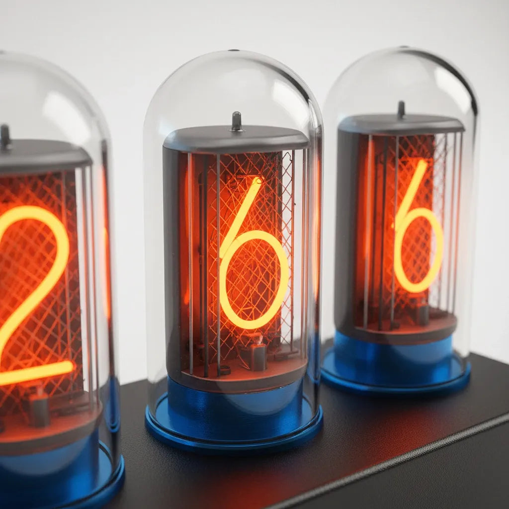 Horloge Nixie LED Futuriste