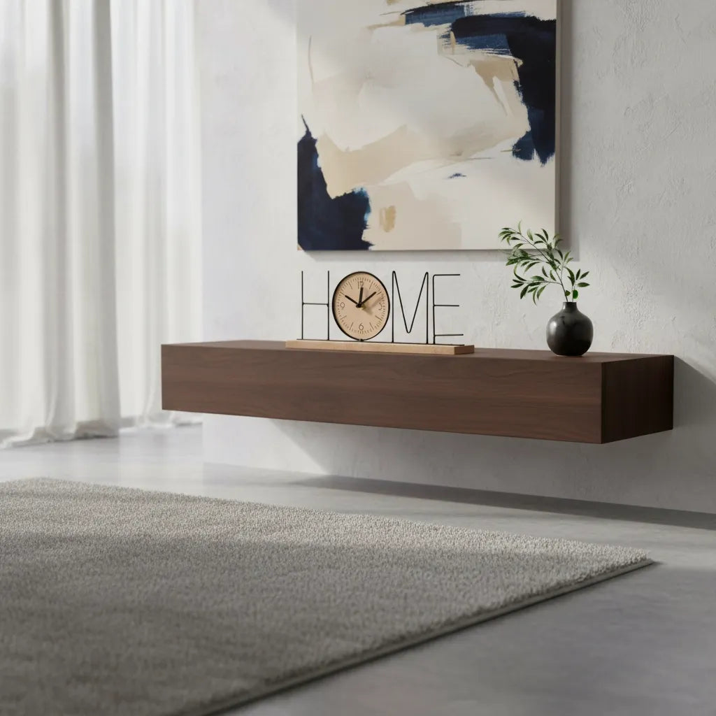Horloge Table Design Industriel Mot HOME
