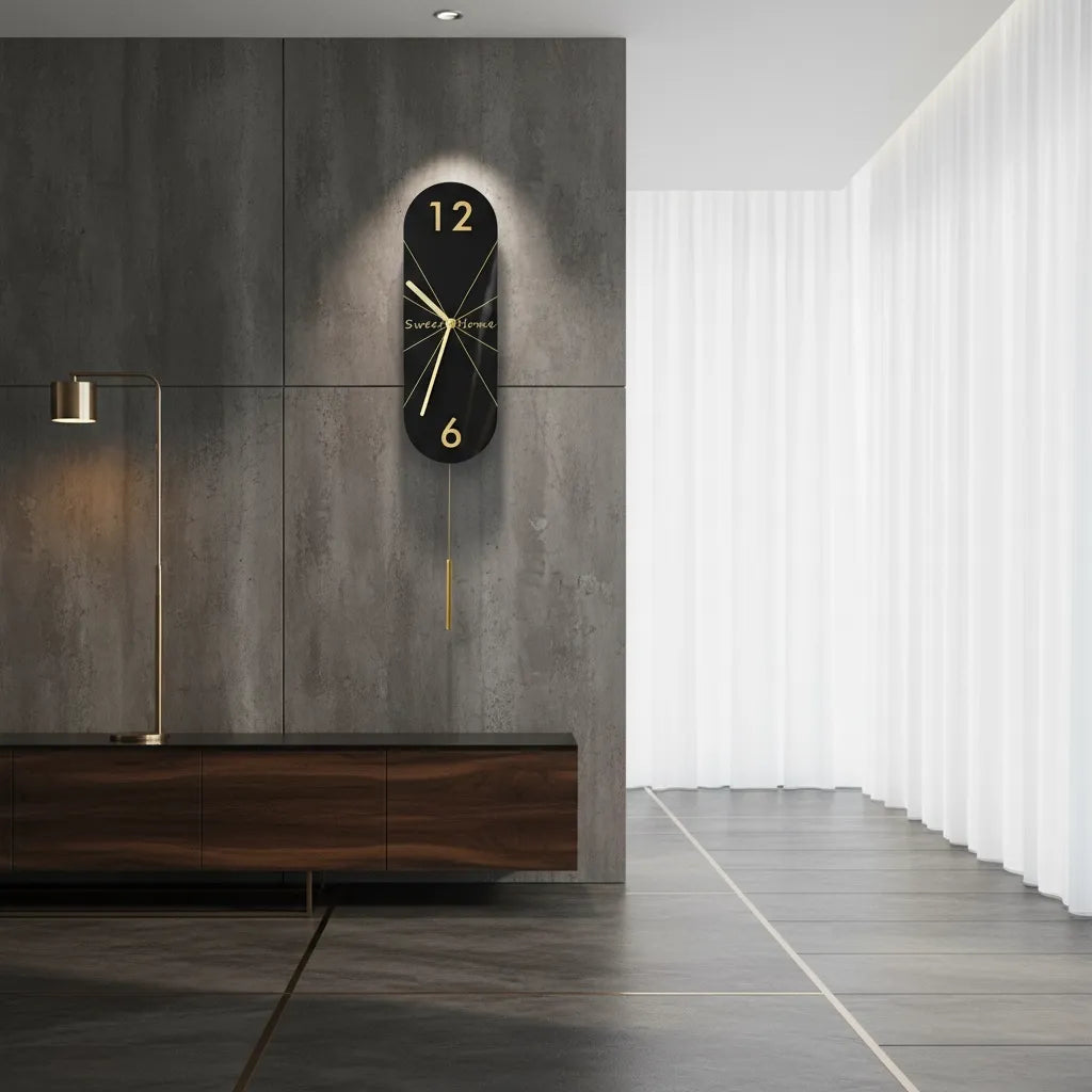 Pendule Murale Design à Balancier