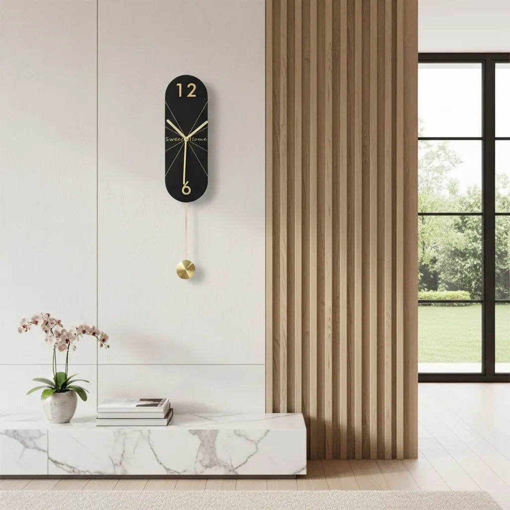 Pendule Murale Design à Balancier