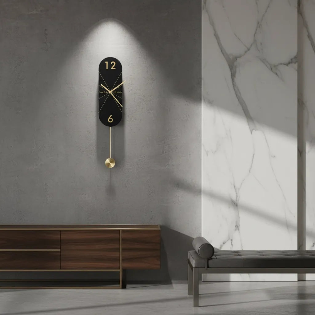 Pendule Murale Design à Balancier