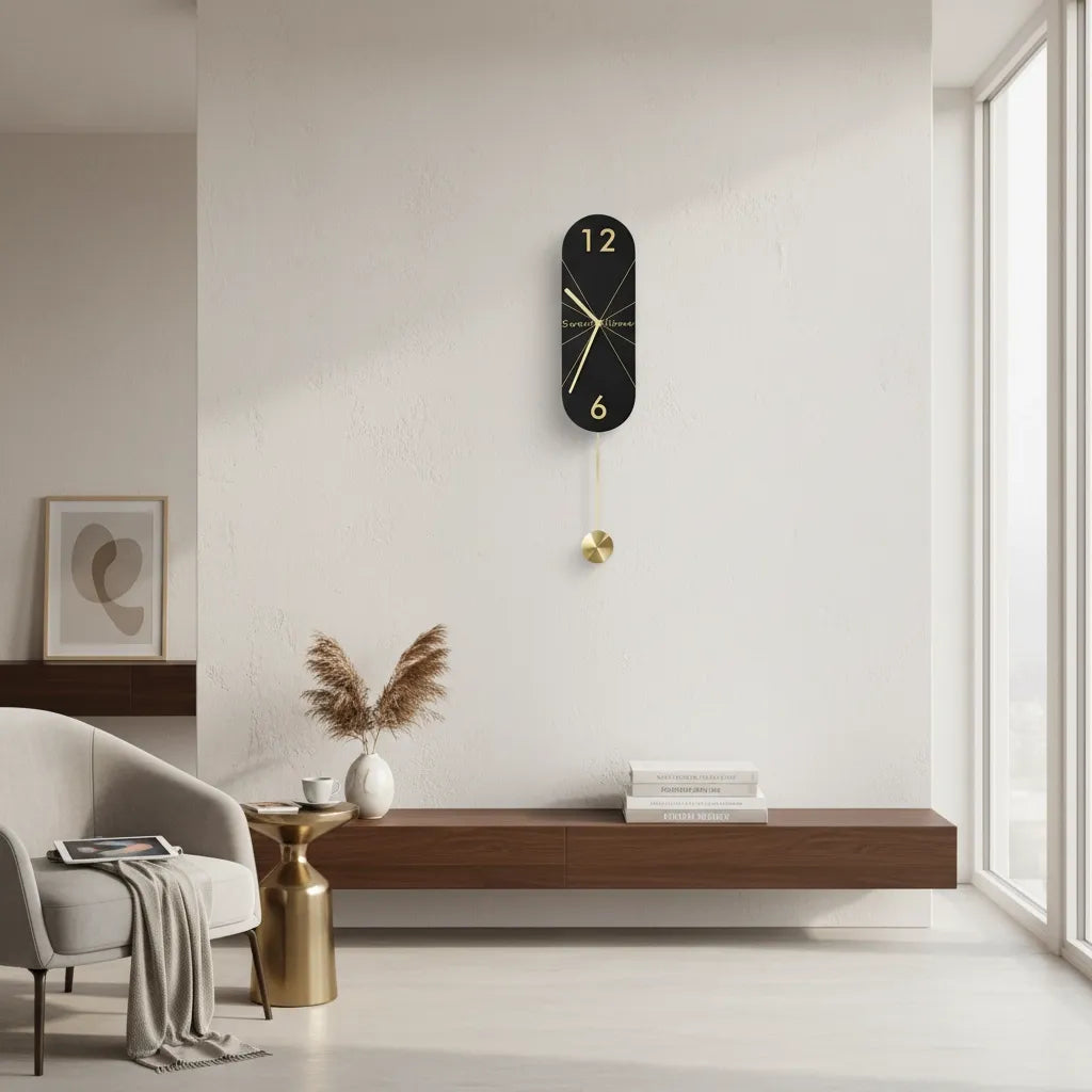 Pendule Murale Design à Balancier