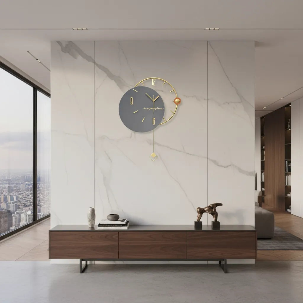 Pendule Murale Design Décalé