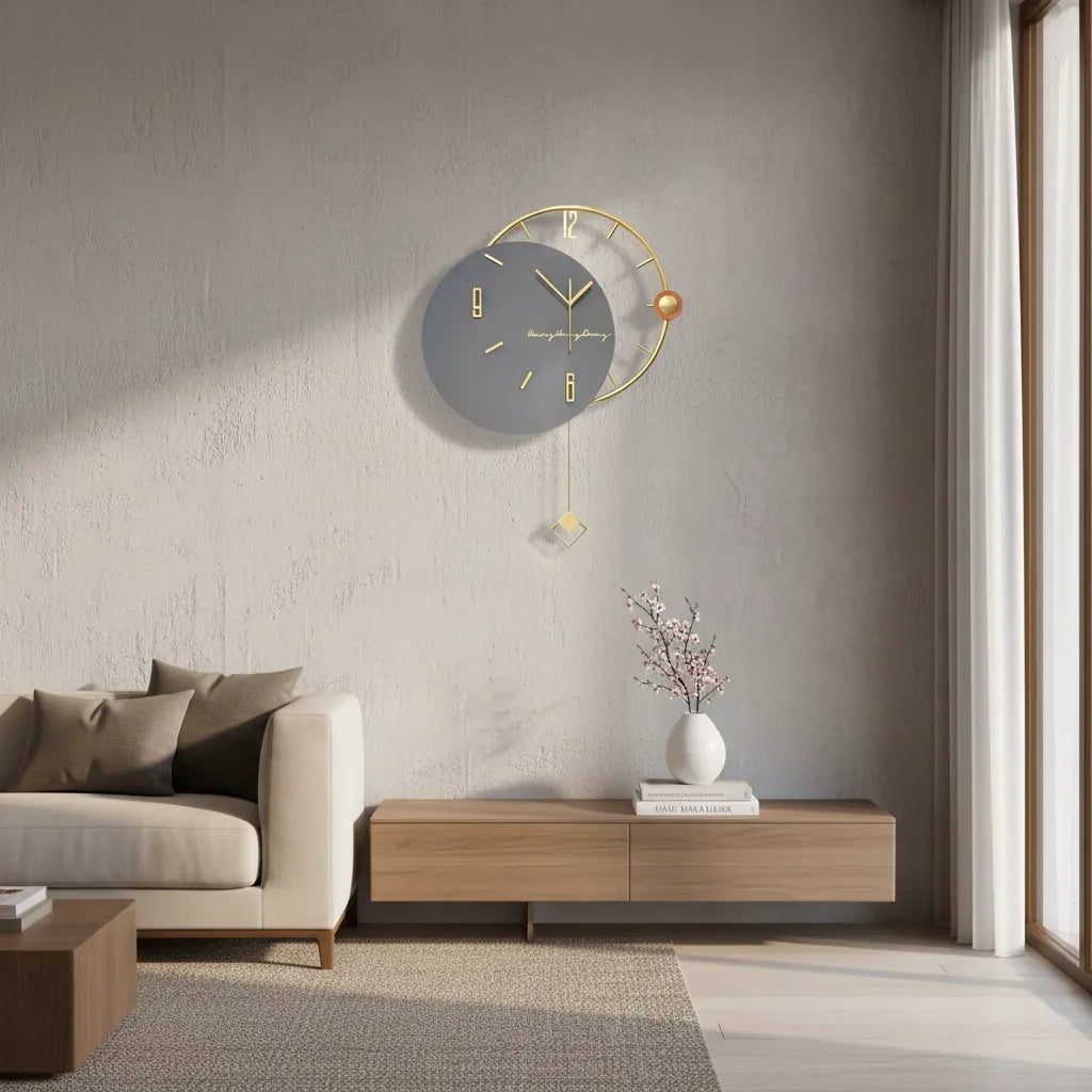 Pendule Murale Design Décalé
