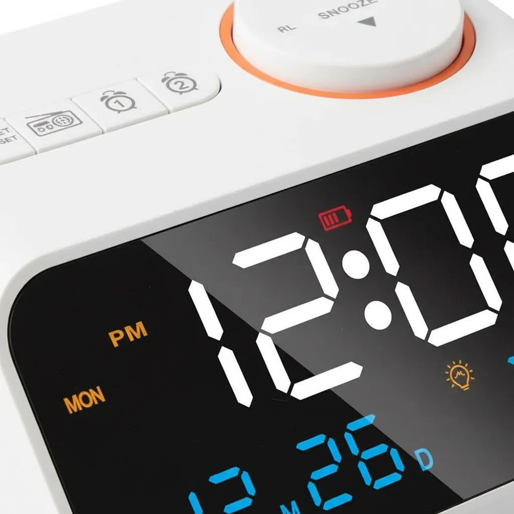 Radio Réveil FM LED