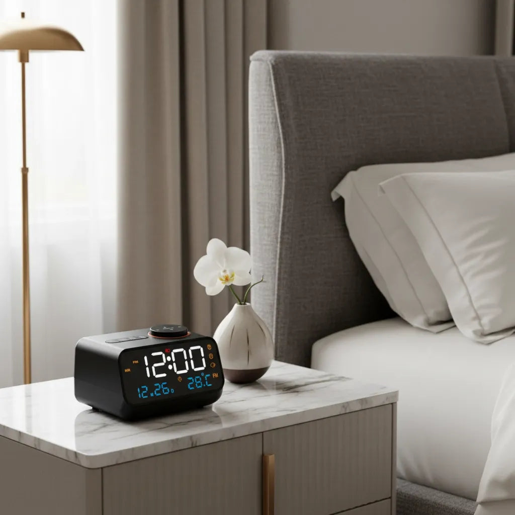 Radio Réveil FM LED