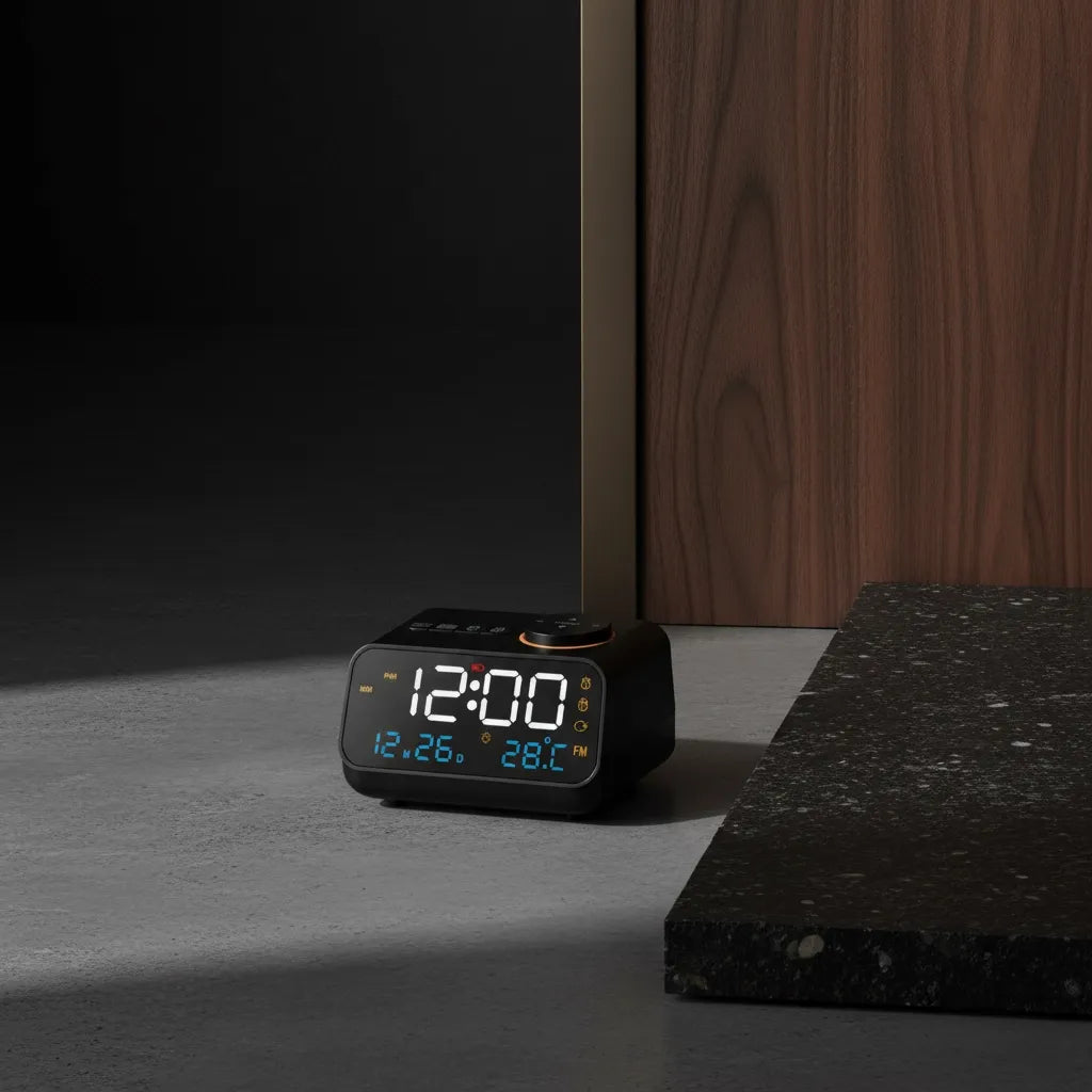 Radio Réveil FM LED