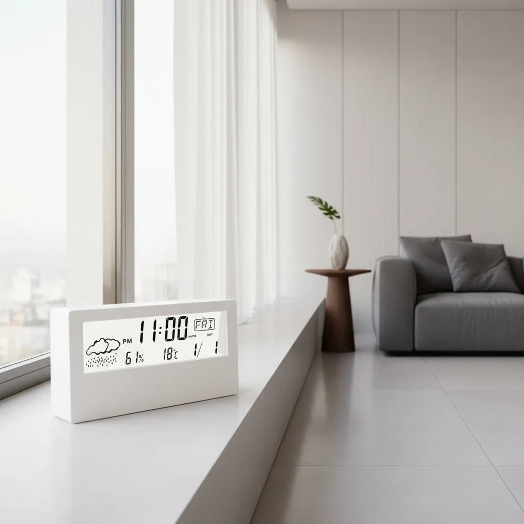 Réveil LCD Météo