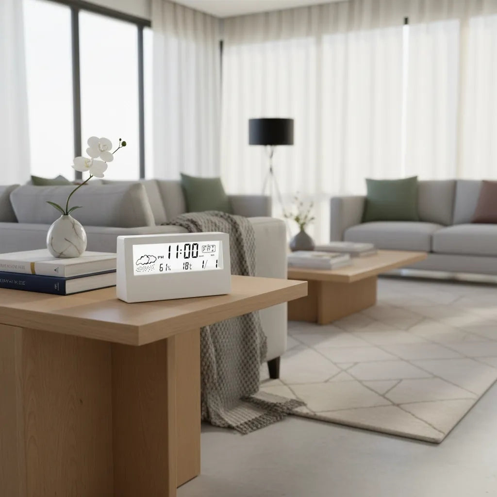 Réveil LCD Météo